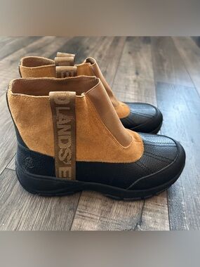 Lands End All Weather Pull On Waterproof Duck Boots Women’s Size 7.5